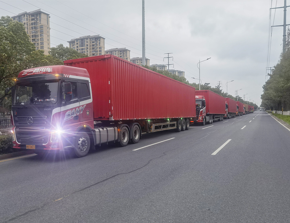 Logistics Vehicles Are Ready To Go